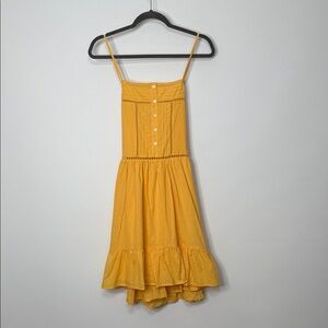 NWT Coco + Jaimeson Yellow Cotton Mini Dress XL